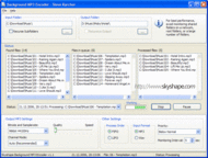 Background MP3 Encoder screenshot